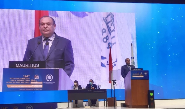 Mr Speaker at the 144th IPU Assembly in Nusa Dua, Indonesia 2022