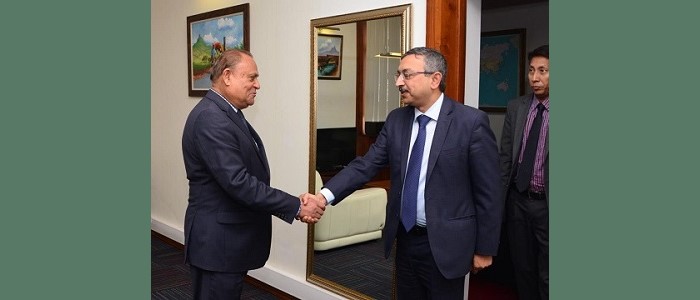 Courtesy call by his Excellency Mr Tanmaya Lal, High Commissioner of India