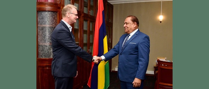 Courtesy call by Mr Jason MEYER