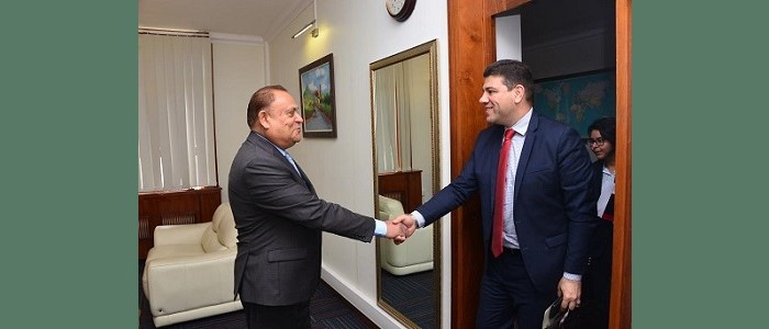 Courtesy Call by H.E Mr Hamdi Abuadi, Ambassador of Palestine