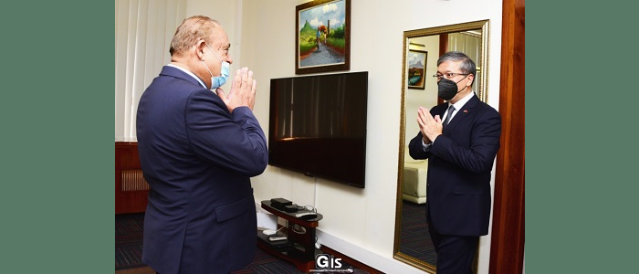 Courtesy call, his Excellency Mr ZHU Liying, Ambassador of People's Republic of China